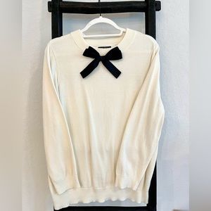 J. Crew Bow Neck Sweater